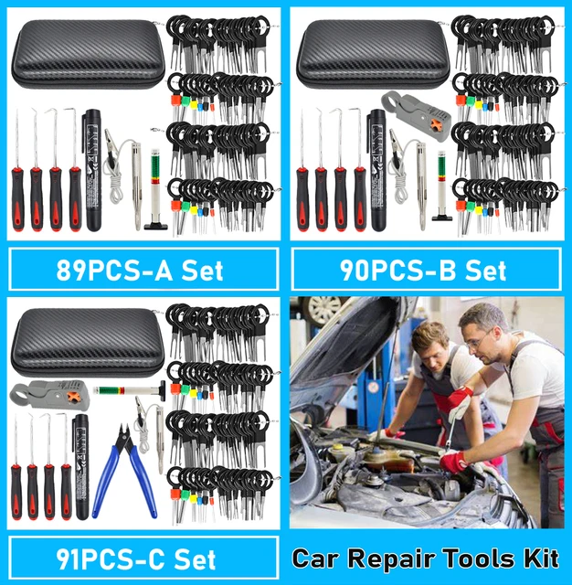 Outillage à main auto,Extracteur de broches de fils de voiture,ensemble  d'outils de réparation Automobile,extracteu- 18pcs[D6447] - Cdiscount Auto