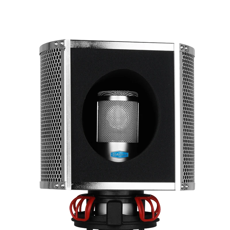 Alctron Pf8 Pro Espuma Reflexão Filtro Portátil Estúdio Acústico Mic Tela com Sistema de Redução Ruído e Windsheld - Image 5