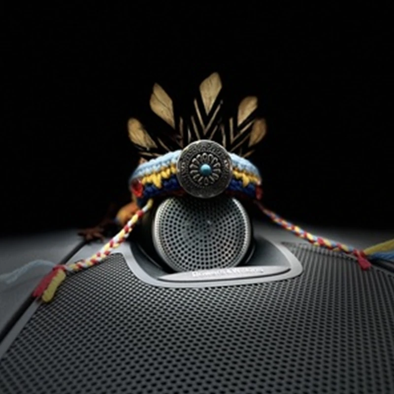 Decorazione Stile Cappello Indiano Per Volvo Xc90 S90 S60 Xc60 Xc40 V60 V90 B & W Bowers & Wilkins Accessori Per Decorazioni Audio