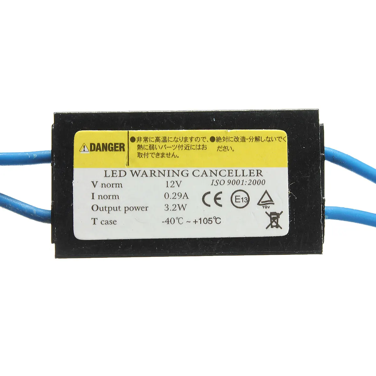 Cancelador de advertencia LED DC 12V, decodificador 501 T10 W5W, sin Canbus, resistencia de carga de Error OCB, disipador de calor incorporado