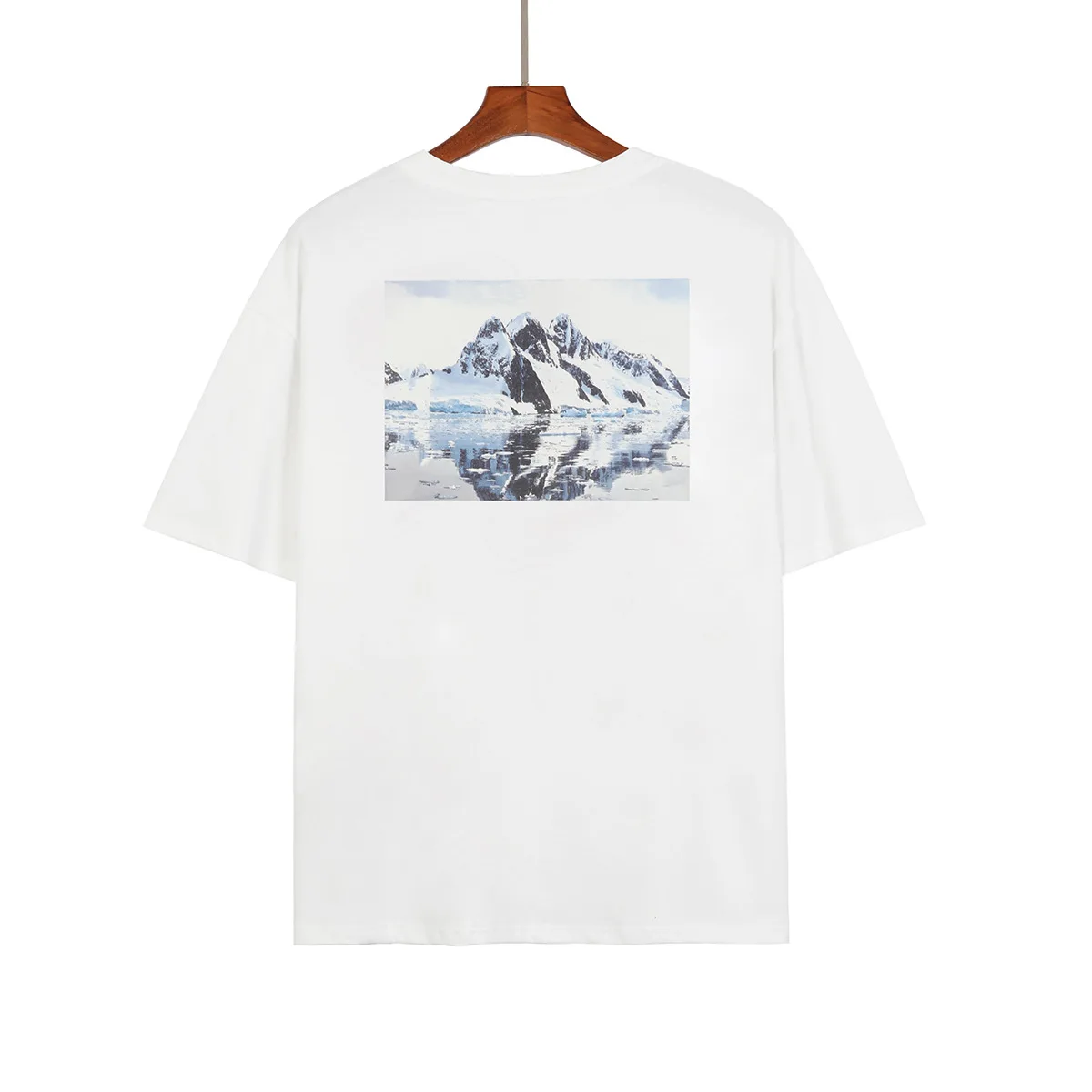 designer t shirts Ss22men's100%Cotton Essentials Fashion Brand Jerry LorenzoTshirts1:1High Quality Top Tee Oversized Back Glacier Printing Pattern best t shirts for men