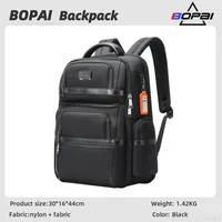 BOPAI Business 15.6 inch Laptop Computer Backpack  USB Charging Multi-Functional Large Capacity Travel Rucksack Anti Theft Black 1
