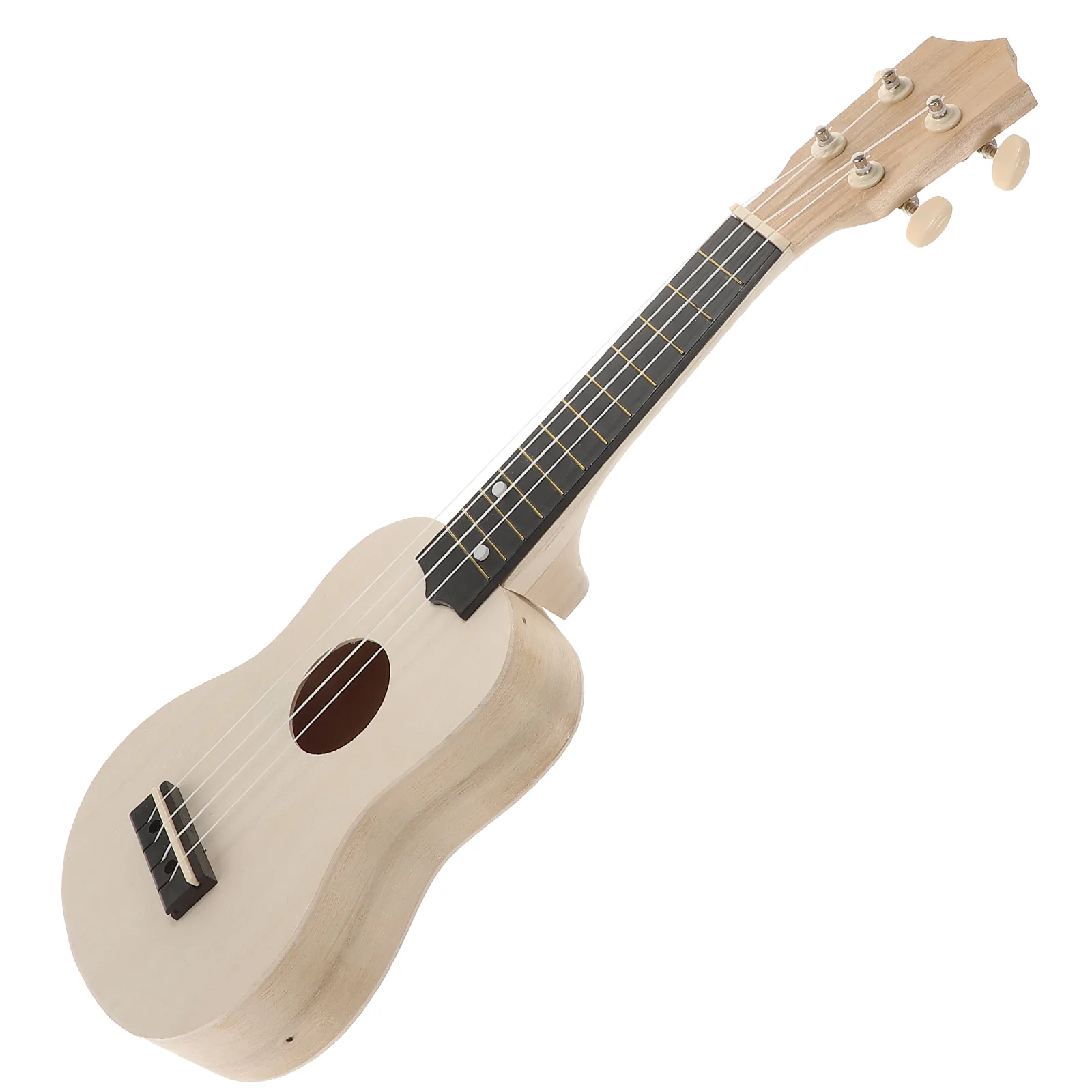 

Hand-assembled Ukulele Material Kit DIY Guitar Kid Toys Wooden Painting Self-painting Child Childrens