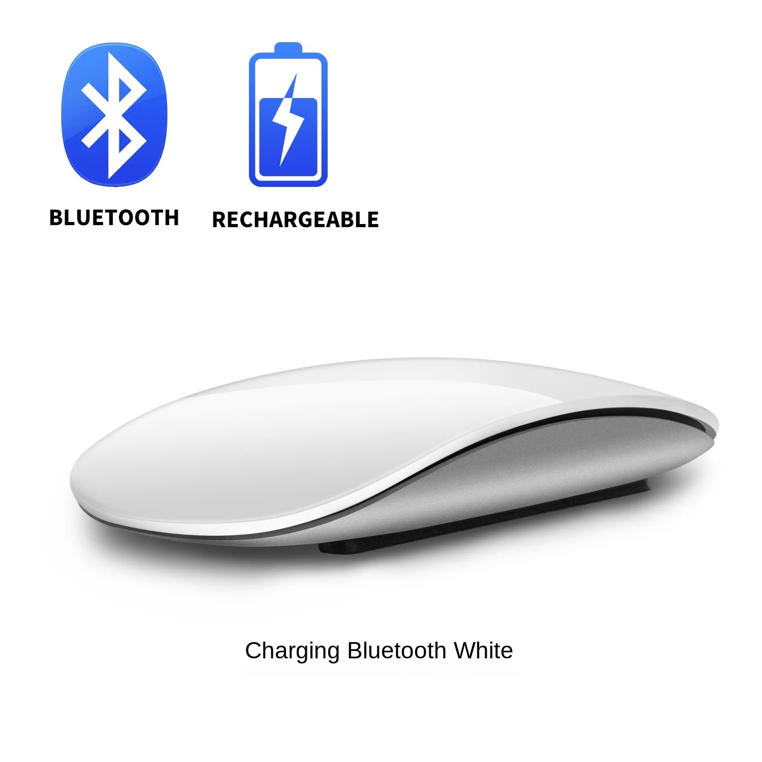 2.4G Bluetooth Wireless Mouse For Laptop Ipad Apple Style Touch Wireless Charging Bluetooth Mouse For Laptop Office wired gaming mouse