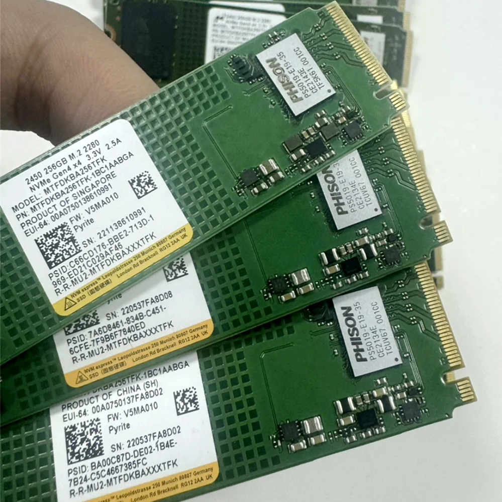 

Original 2450 256GB 512GB 1TB M.2 2280 Internal Solid State Drive PCI Express NVMe 4.0 SSD For Micron
