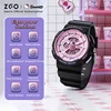 ZGO X Sanrio Kuromi Women's Watch Middle and High School Students Girls 50M Waterproof Electronic Watches Gift 8573 6