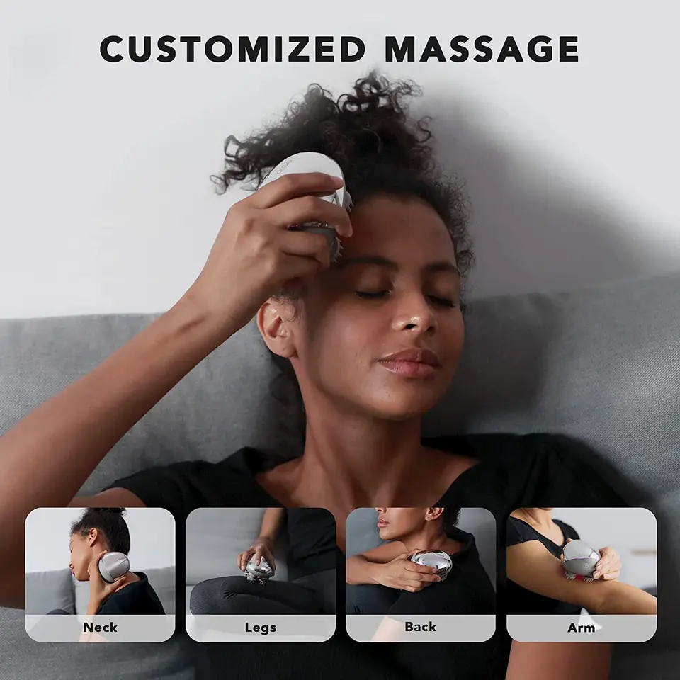 Breo Mini Pro Waterproof Electric Wireless Portable Infrared Technology Head Scalp Muscle Massager Hair Care_voghion.com