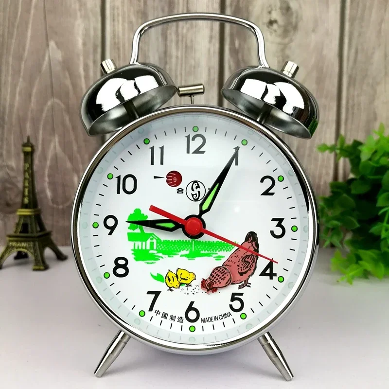 ☆Tick!Tack! Really?Really! 目覚まし時計 メタリック目覚まし時計