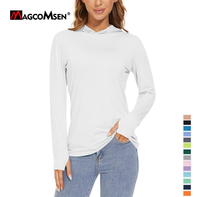 MAGCOMSEN Men's UPF 50+ Sun Protection Hoodies Long Sleeves Tops - TikTok Shop UK