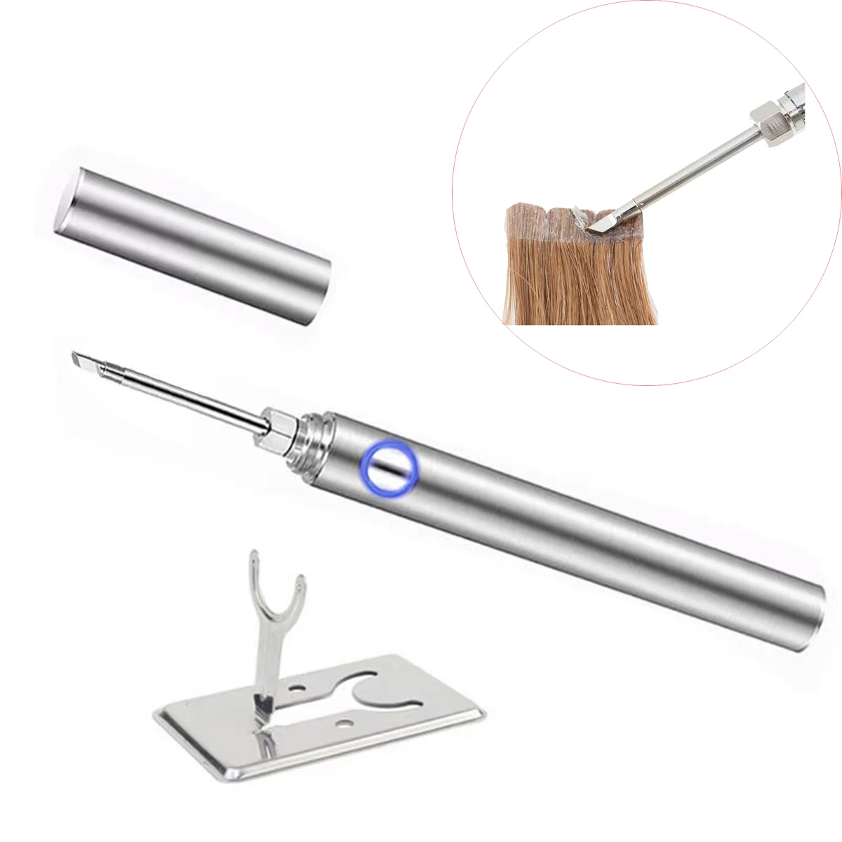 Tape Hair Glue Remover Soldering Iron Mini Multi Function No Battery