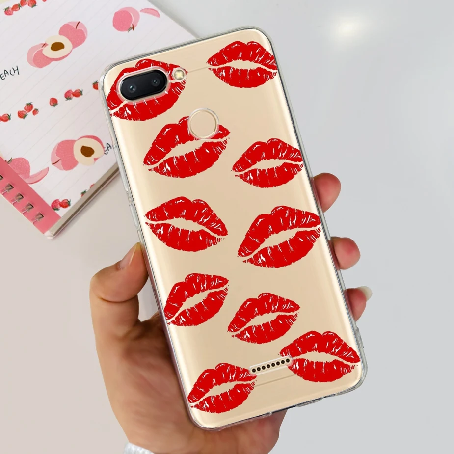 Cute Painted Clear Silicone Phone Case - Soft TPU Shell with Bumper Protection