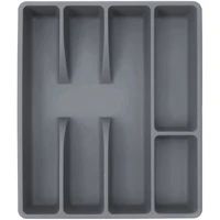 Storage Rack Organizer Box Utensil Organizer Cutlery Organizer Tray Plastic Flatware Organizers 1