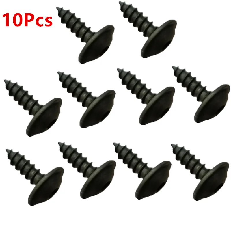 Auto Fasteners 10Pcs Self-tapping Screws Durable Vehicle Repair For Golf For Passat N90974701