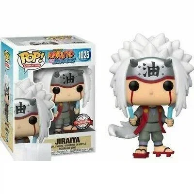 FUNKO POP Jp Animation Naruto JIRAIYA 1025# ITACHI CON CUERVOS 1022# Hot Topic Figuras de vinilo Muñecas Figuras de acción Juguetes Modelo