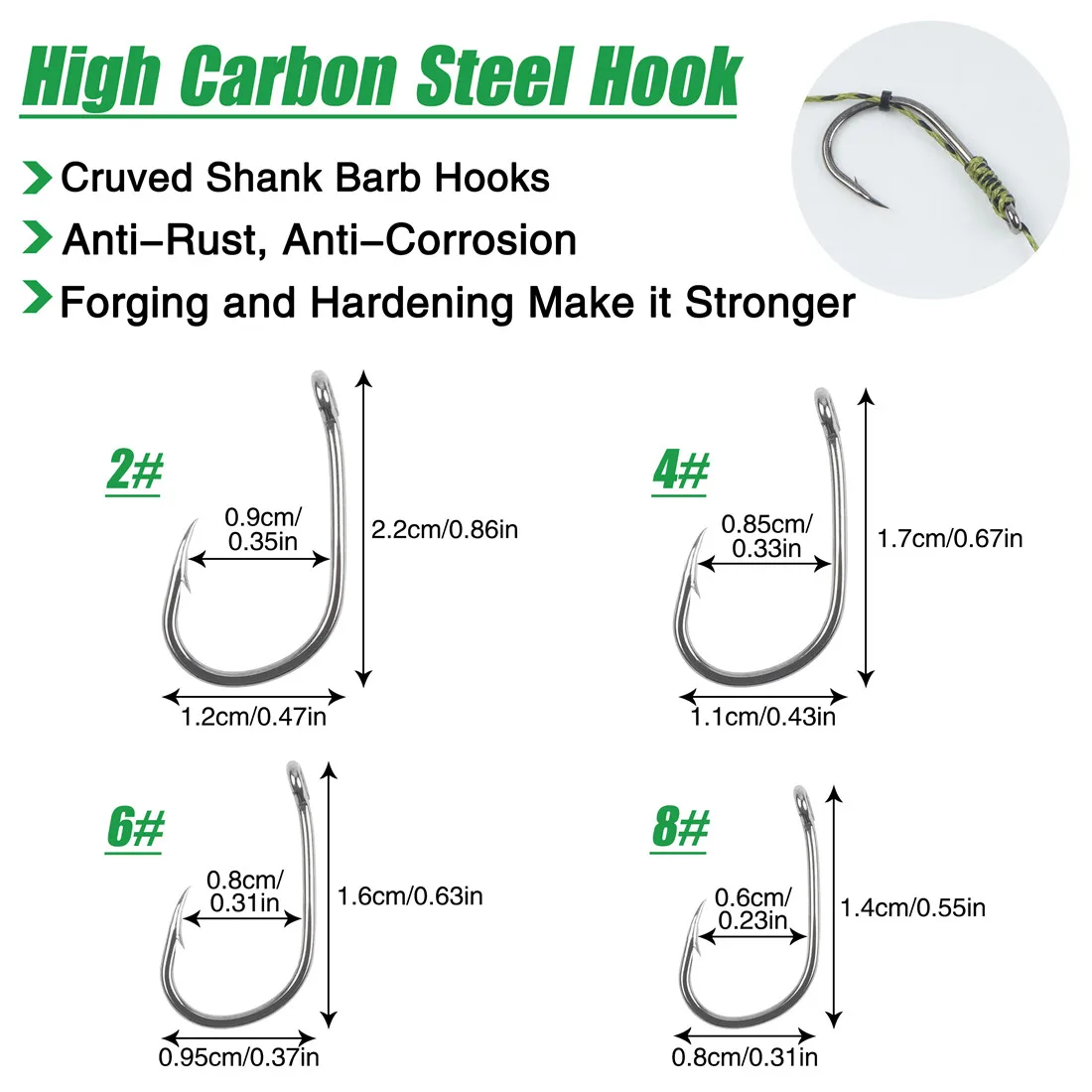 HAZMA Doppelhaken Rigs 6er Set - Anti-Tangle Köder Für Karpfen & Zander