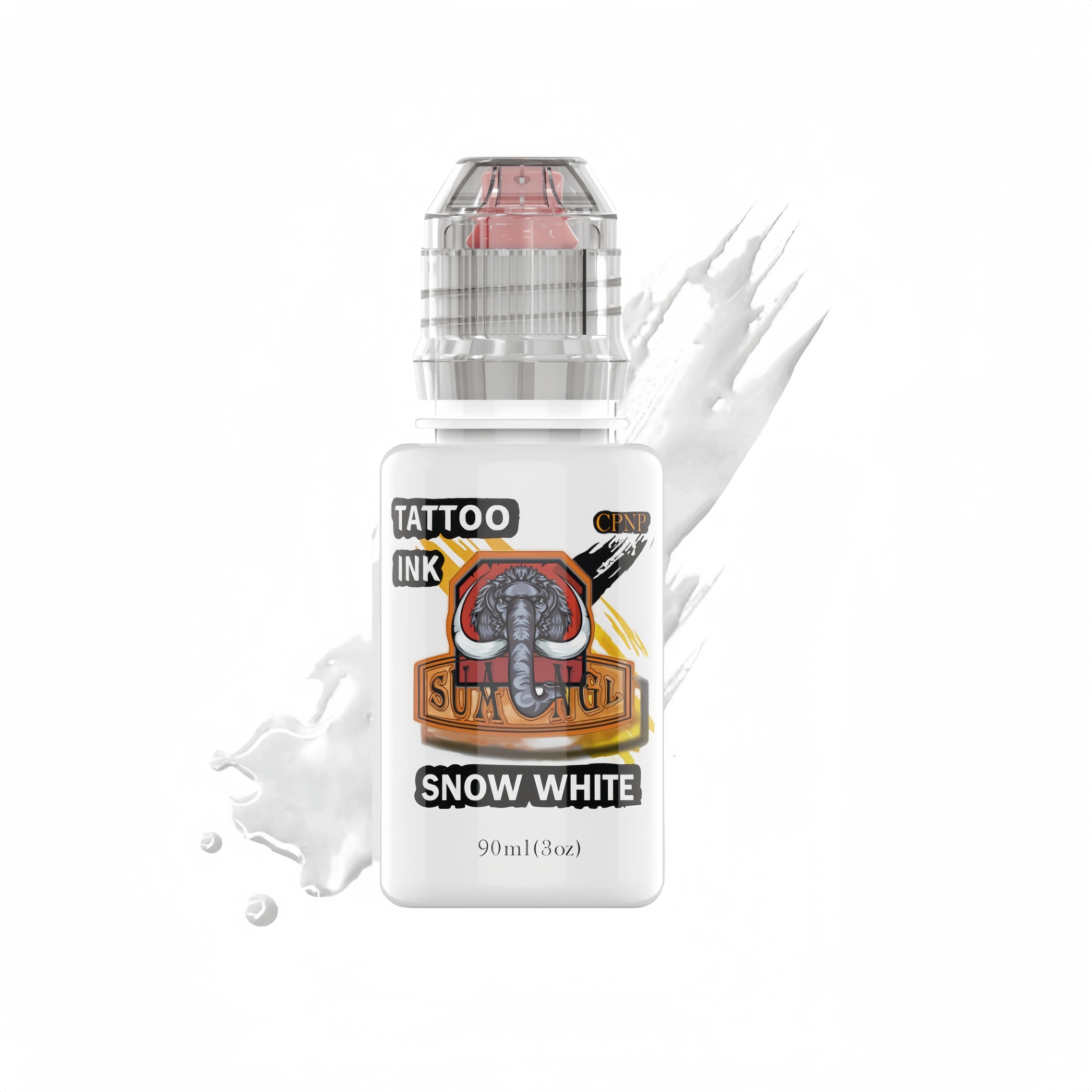 SA White Tattoo Ink professional high pigment content bold color tone skin safe