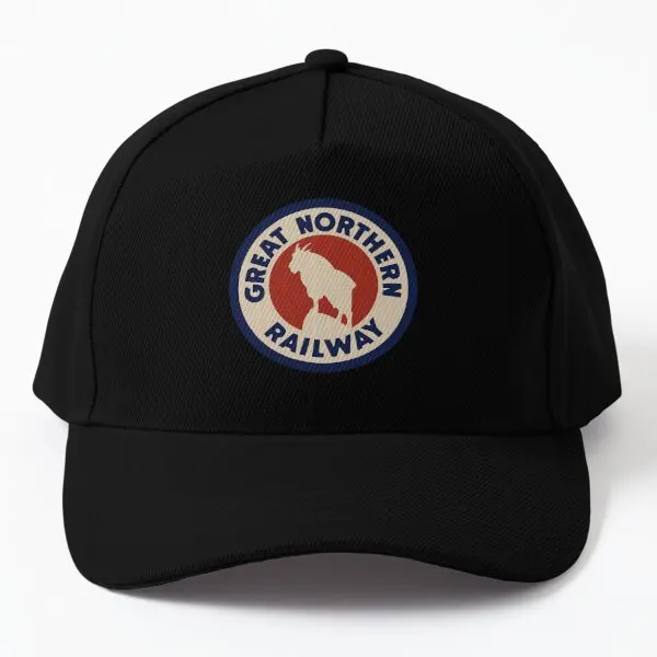 

Great Northern Railroad Baseball Cap Hat Printed Black Women Fish Casquette Sun Summer Sport Boys Czapka Bonnet Snapback