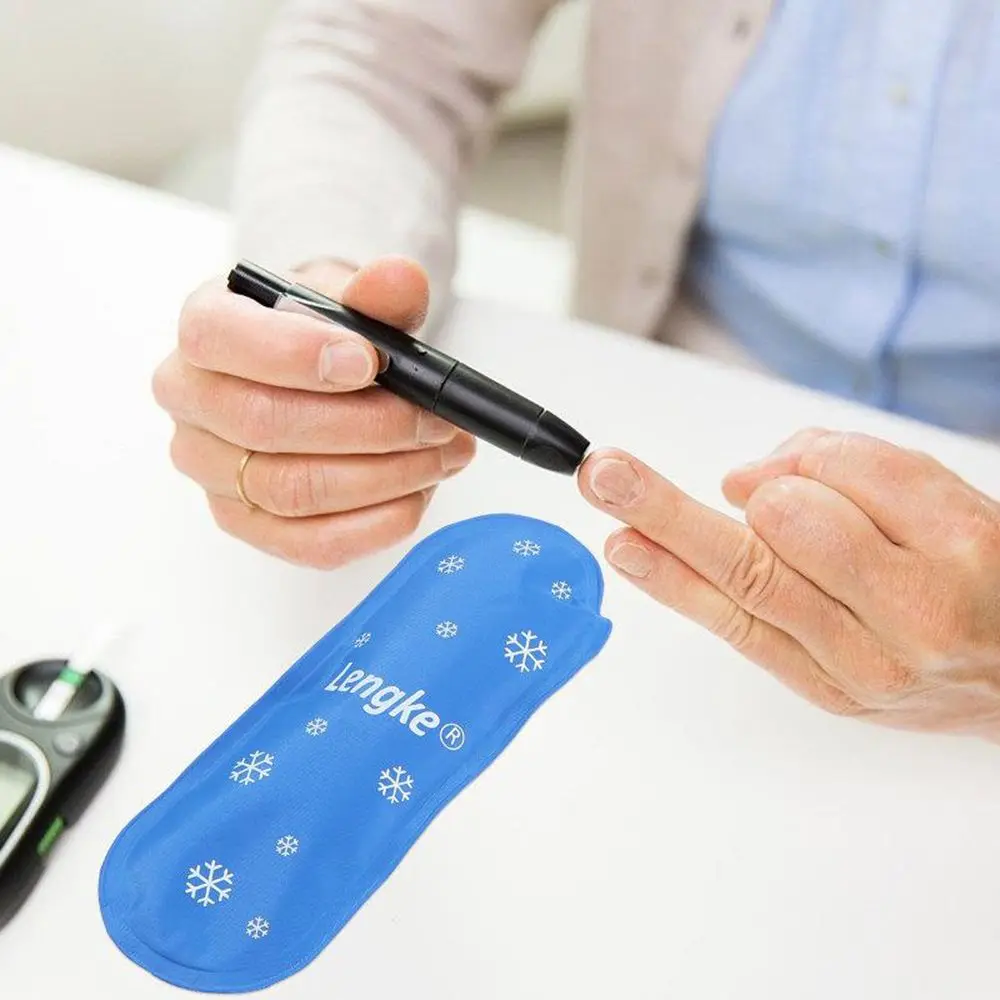 Portable Reusable Diabetic Insulin Cooling Bag Cold Gel Protector Pill Refrigerated Ice Pack Cooler Insulation Organizer 3pcs