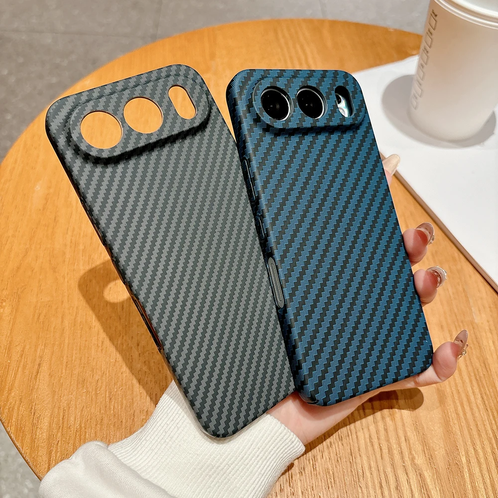 Carbon Fiber Anti-Fingerprint Protective Case - Slim Hard Shell