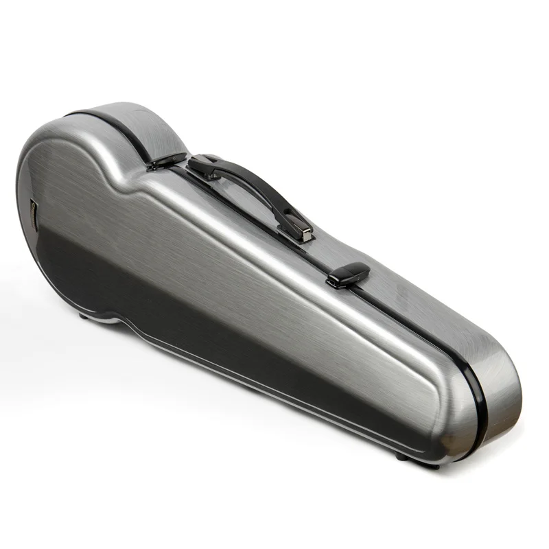CHRISTINA Viola Case Triangular Silver Gray Max 16 Inches Size Adjustable Hybrid Carbon Fiber Lightweight Waterproof