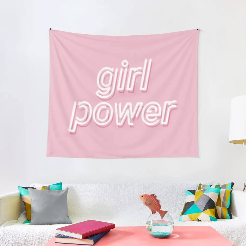 

Гобелен GIRL POWER, Настенный декор в виде грибов, домашний и комфортный декор, настенные украшения, гобелен