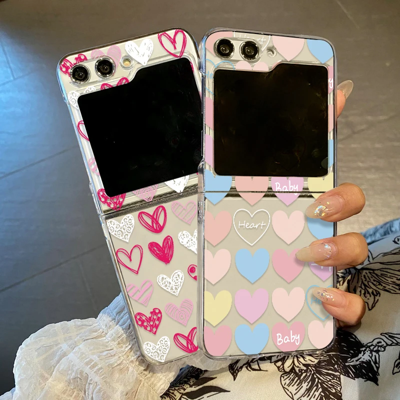Cute Colorful Love Butterfly Folding Phone Case - Stylish & Durable Cover