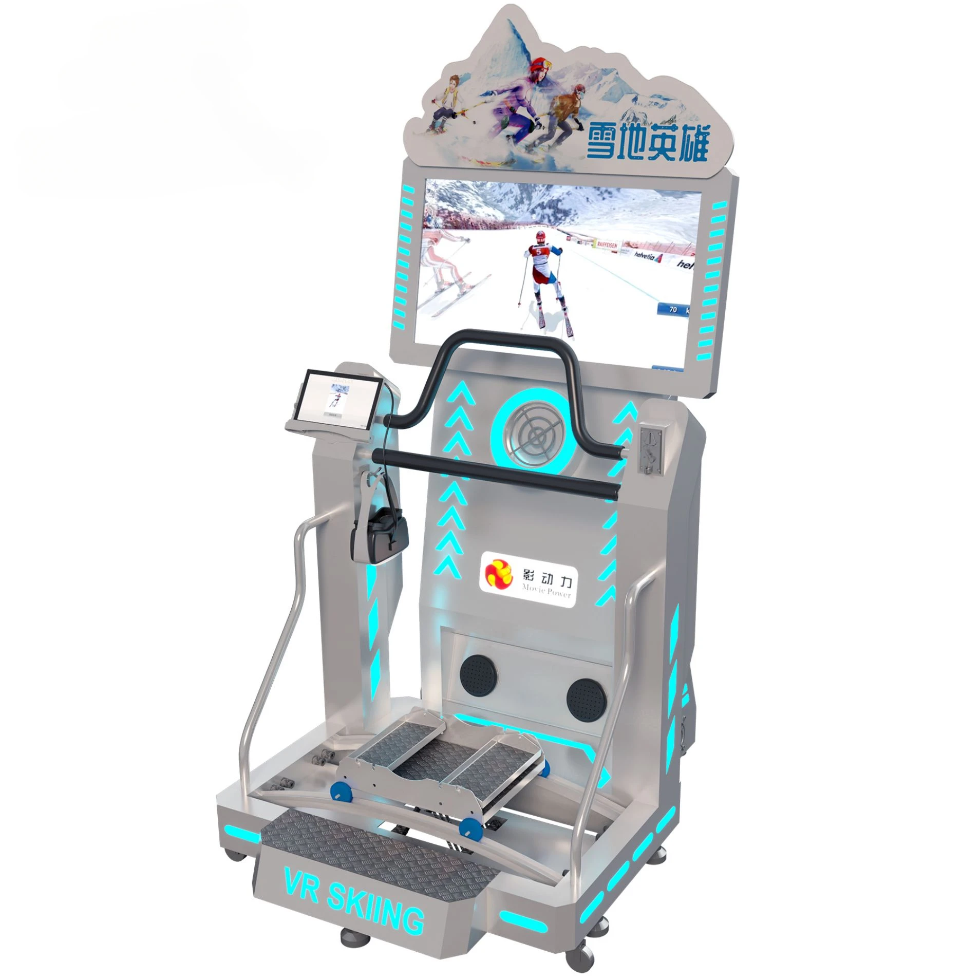 Attrezzature Per La Realtà Virtuale Parco A Tema Di Divertimento Vr 9D Vr Arcade Machines Simulator Game Vr Ski