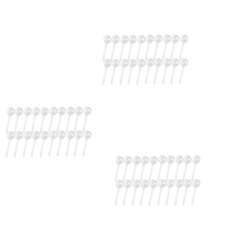 

60 Pcs Plant Watering Bulbs Clear Self-Watering Globes Automatic Water Balls Device Vacation Houseplant Pot Bulbs