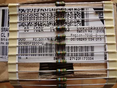 

Metal Film Resistors 1/4W162K 0.25W162K 1%