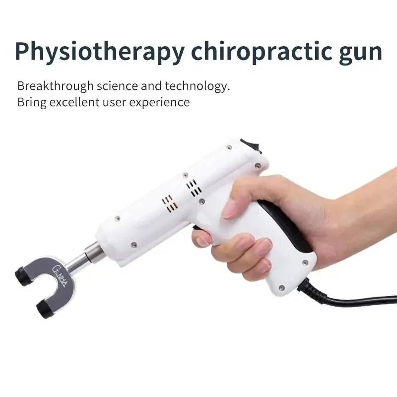 New 4 Heads Chiropractic Aadjusting Instrument Electric Correction Gun  Spine Chiropractic Impulse Adjuster Activator Massager