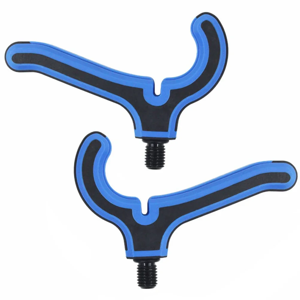 Feeder Rod Rest Head 3/8inch Thread Fishing Rod Pod Holder Bracket Head Pole Stand Holder Fishing Rod Holder Fishing Tackle Rack