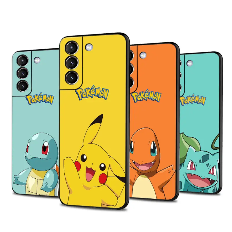 

Case For Samsung Galaxy S23 Ultra S22 Plus S20 FE S21 S10 S10e Soft Silicone Phone Cover Luxury Funda Japan Anime Pokemon Shell