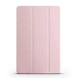 Premium Trifold Leather Flip Case with Soft TPU Back Cover for Y700 3rd 8.8 TB321FU (PInk)