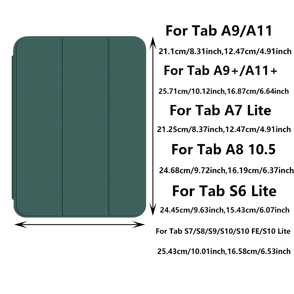 Tri-fold Tablet Case with Auto Wake/Sleep Function