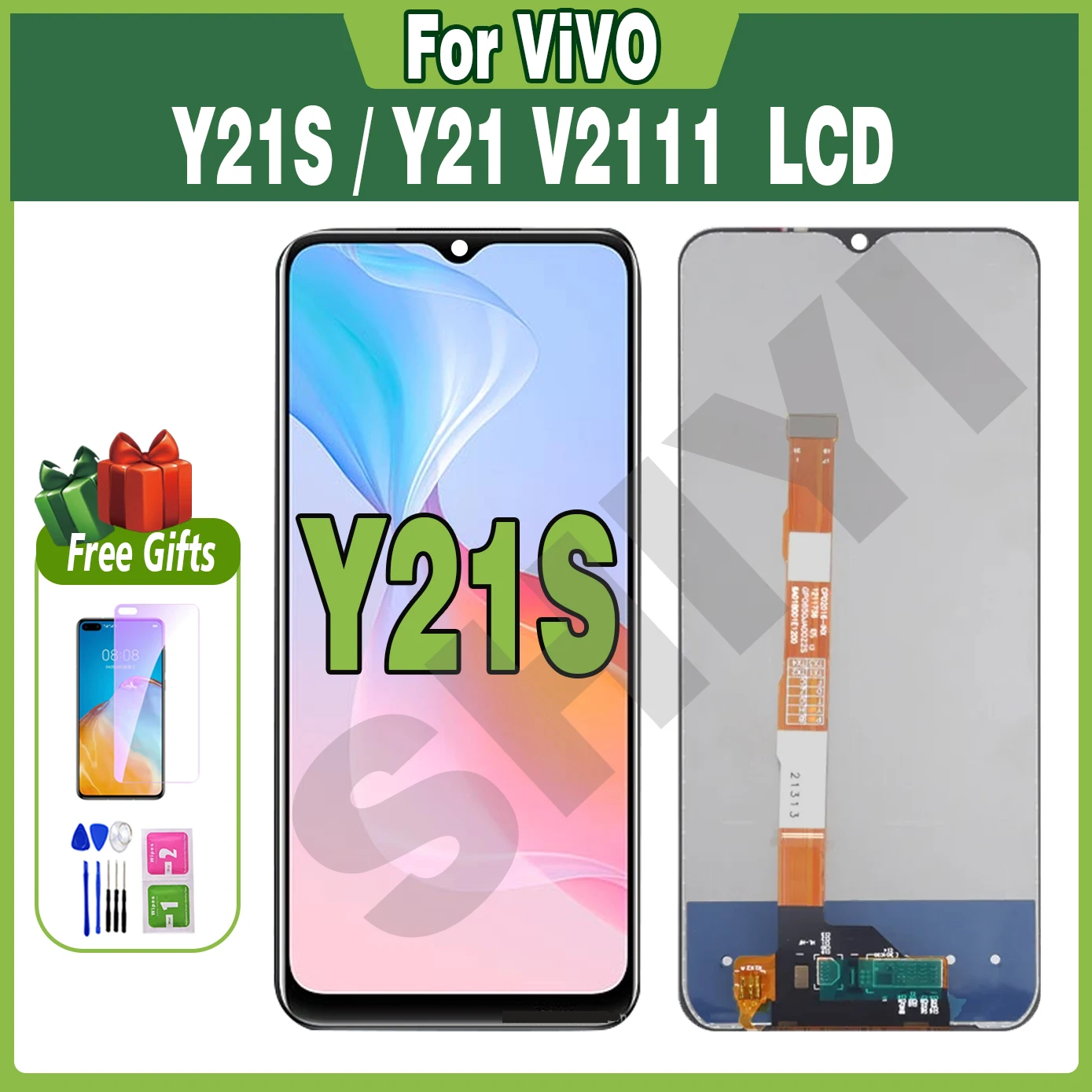 Pantalla lcd Original para vivo Y21 Y21s, reputo de Pantalla para