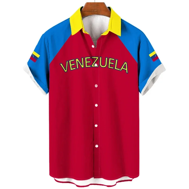 thumbnail image 1 of Camisas con estampado 3D de banderas de países para hombres, ropa de moda, blusas gráficas de nación simples, ropa de calle, blusas de vacaciones de manga corta para hombres, 1 of 5