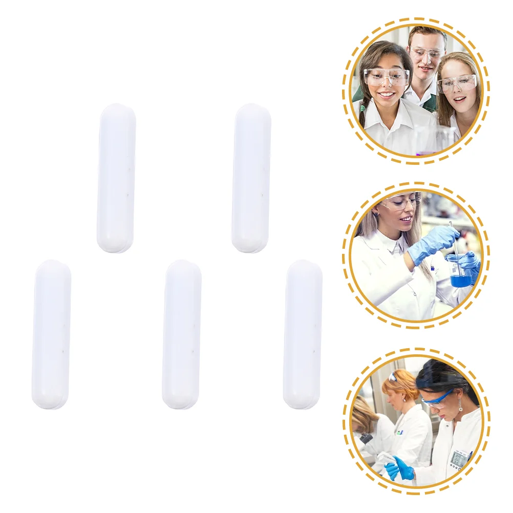 

Magnetic Rotor Stir Bar PTFE Laboratory Stirring Rod Spinbar Stirrer White Plate Magnets