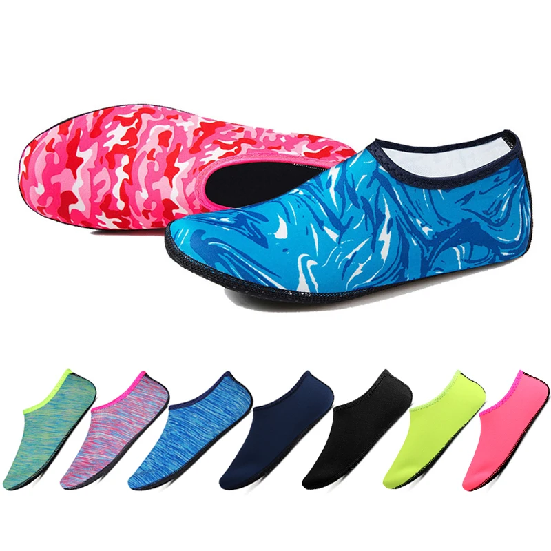 Water Swimming Shoes Solid Color Summer Beach Aqua Socks Seaside Sneaker Slippers Man Woman Children