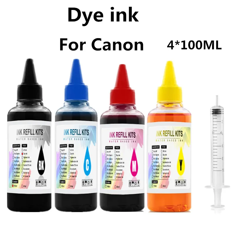 400ML Refill Dye Ink Kit For Iconic Brand PG 540 CL 541 PIXMA MG3250 MG3255 MG3550 MG4100 MG4150 MG4200 MG4250 Printer PG540 PG-540XL