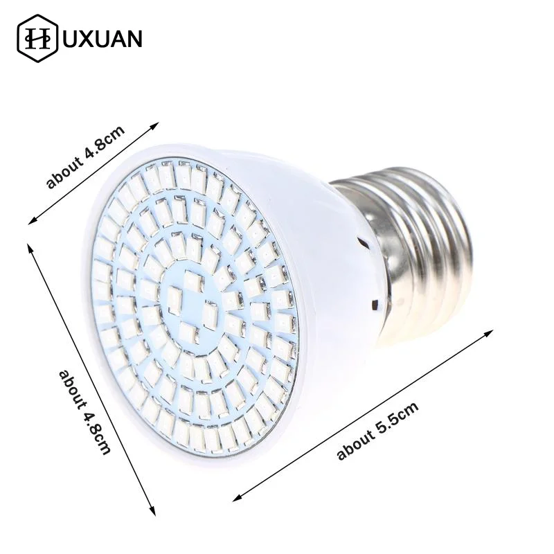 풀 스펙트럼 E27 LED 식물 재배등 전구 110V 220V 수경재배 램프 실내 식물등 묘목 꽃 식물등