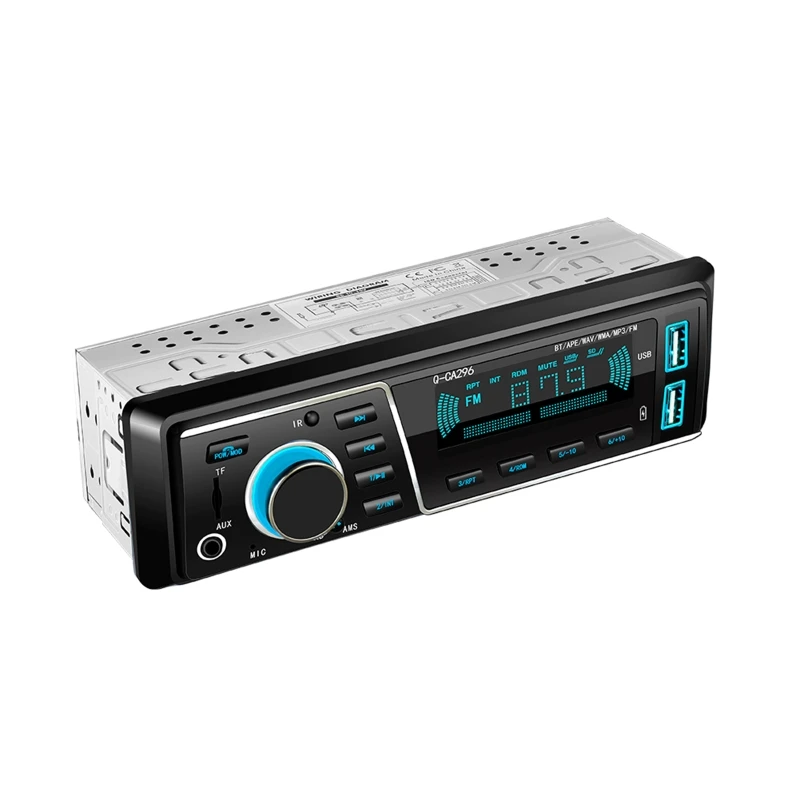 

Car Handsfree Bluetooth-compaitable 5.0 FM Transmitter MP3 Player 2 USB