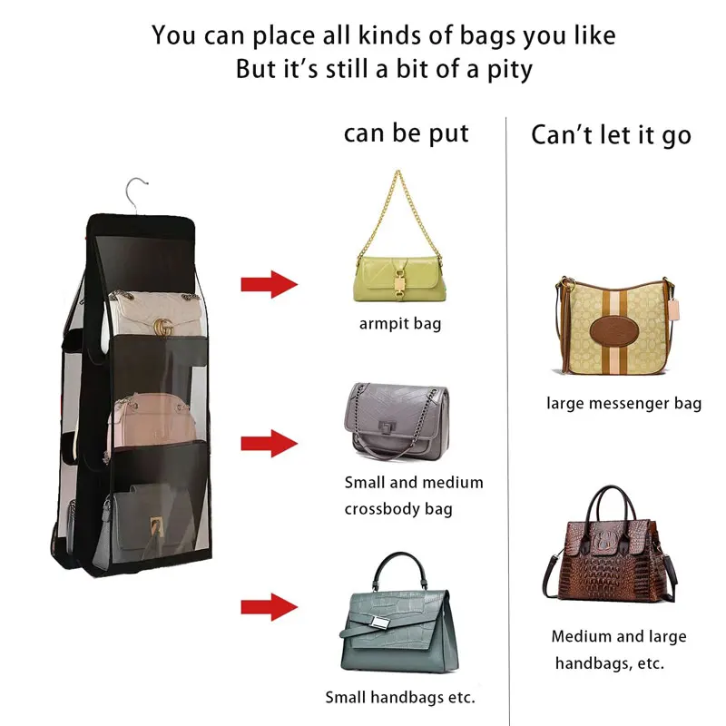 Eco-Friendly Transparent Hanging Closet Storage Bags - Dust-Proof Three-Dimensional Design