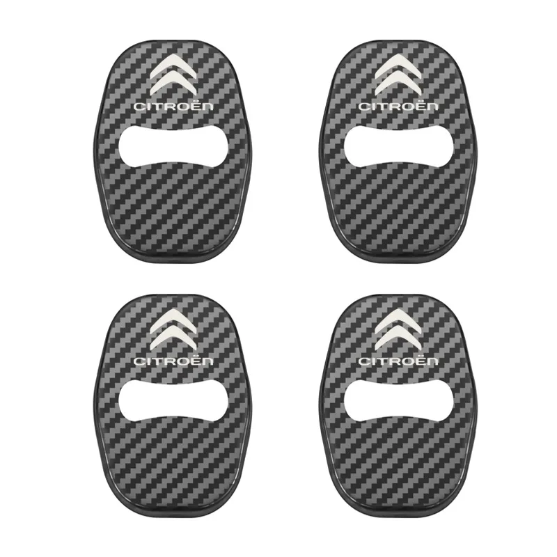 Car door lock cover sticker case for Citroen C1 C2 C3 C4 C5 C6 C8 C4L DS3 DS4 DS5 DS5LS DS6 accessories