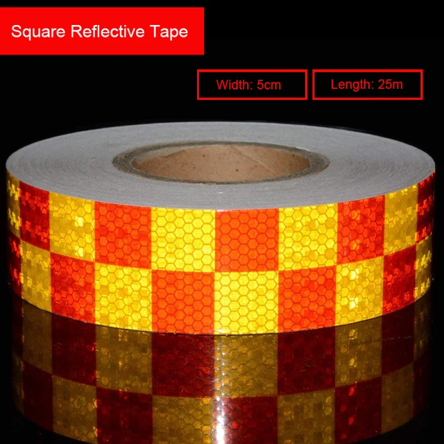 Square Reflective Safety Tape for Trucks & Cars