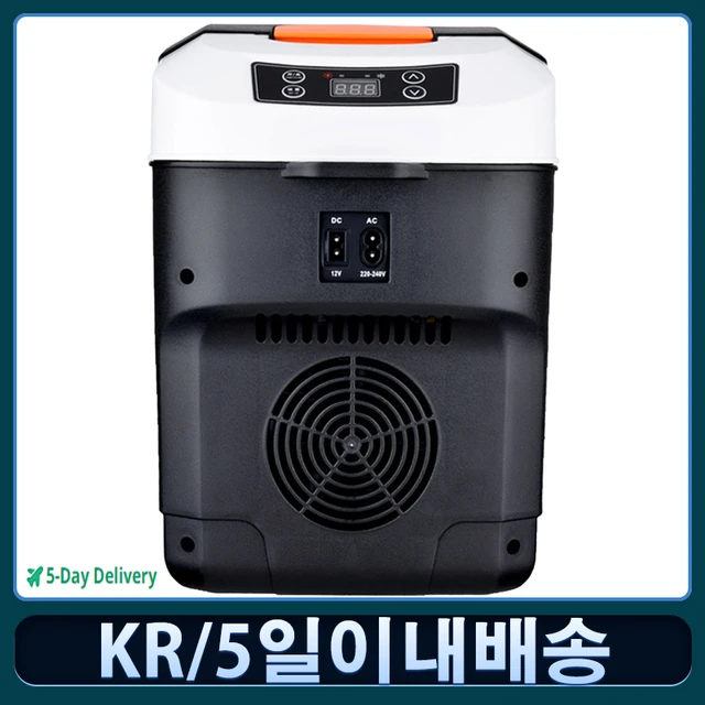 Car Interior Supplies Accessories 12V/ 220V 10 Liter Car Mini Refrigerator  Lightweight Dual-Use Insulated C