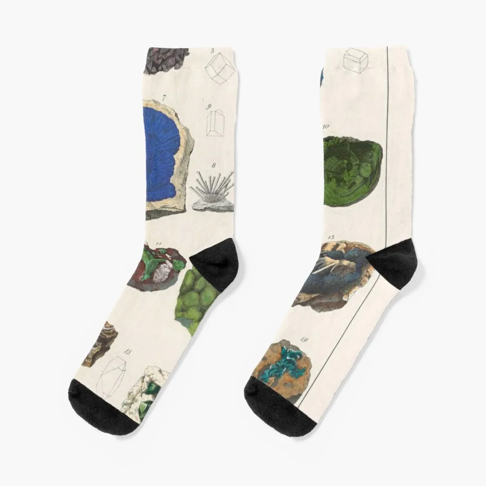 

Copper And Malachite Socks cool heated funny gift Socks Women Men's