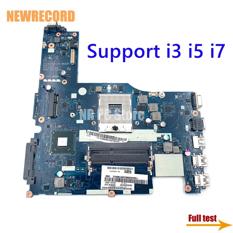 

For Lenovo Ideapad G500S Laptop Motherboard 90003099 VILG1 G2 LA-9902P 15.6 Inch HM76 DDR3 Support I3 I5 I7 Main Board