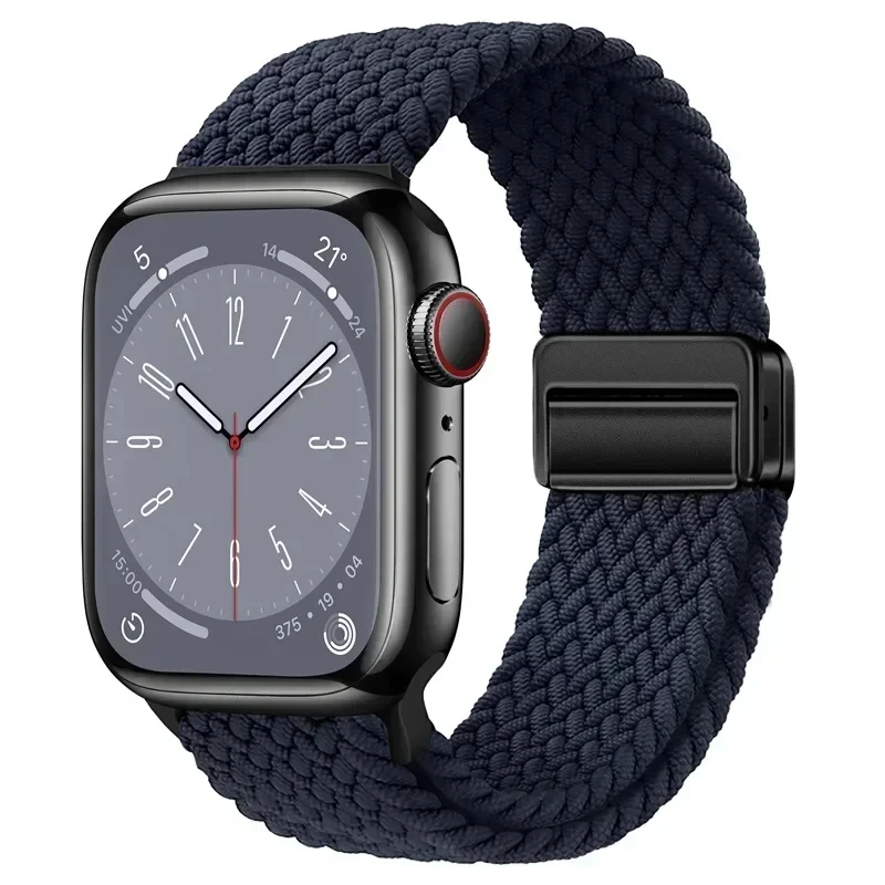 Braided Magnetic Buckle Nylon Strap