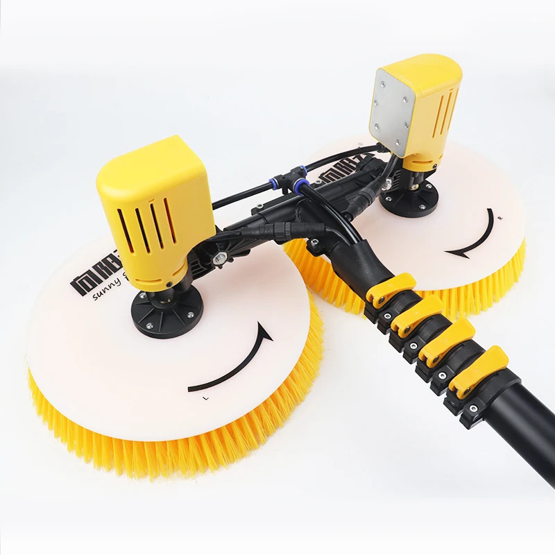 

X41 version double-head 7.5m solar panel electric cleaning tool rotating brush