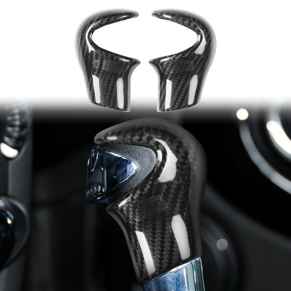 

Applicable For The Old Mini R55, R56, R58 Carbon Fiber Dry Carbon Gear Head, Car Interior Gear Handle